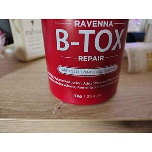 Ravenna B-Tox Repair Hair Fiber  Mask 1kg 35.2 oz Argan Oil Panthenol Keratin
